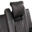 Fauteuil inclinable à DEL et en similicuir gris-1781958624