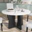 Table de salle à manger ronde avec base robuste-209498302