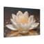 Magnifique fleur blanche sur toile de lotus-1940606070
