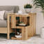 Table de bout en bois à motif géométrique Farmhouse-1138722157