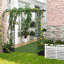 Arche de jardin en métal Outsunny