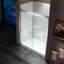 Porte de douche double coulissante 56-60x76 "avec verre trempé amélioré 3/8" | Quincaillerie en acier inoxydable | Sécuritaire, résistant à l'explosion, transparent et élégant, robuste et durable -50287688