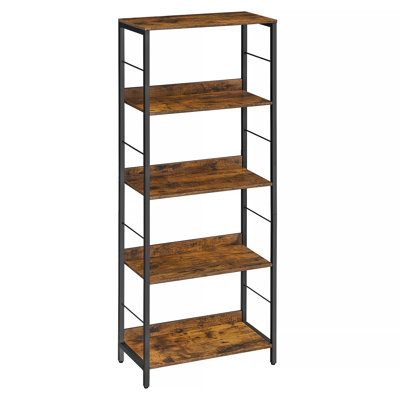 Aftyn 60cm W Steel Etagere Bookcase