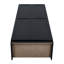 Armoire de rangement moderne en noir