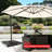 Nijel 22 Lb. Plastic Free Standing Umbrella Base