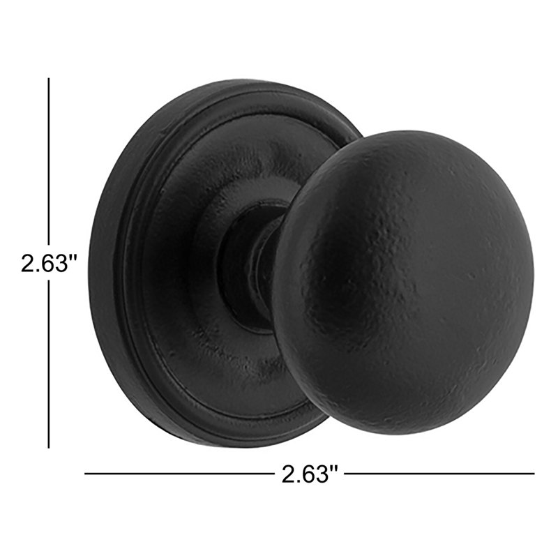 Rosette Ageless en fer avec bouton Keep, 2.75