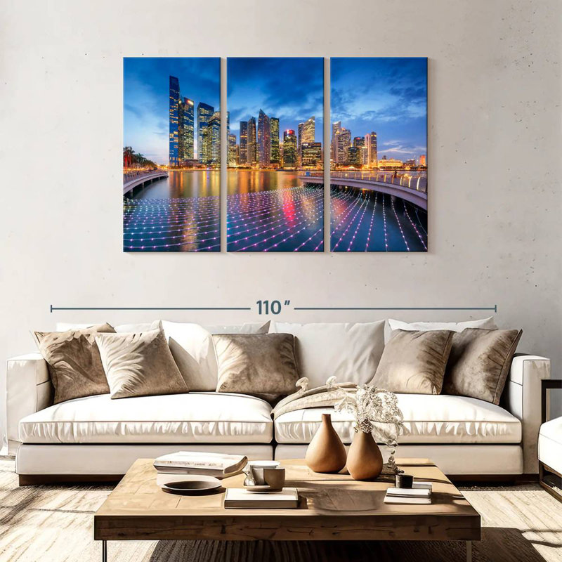 Sireci Singapore Glow, 48" H x 74" W