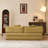 78.7'' Boneless Convertible Corduroy Sofa Bed,Upholstered Loveseat,Removable Washable Sleeper,with Stainless Steel Frame,Folding Mattress,Compression Foam For Living Room Small Spaces-1611858732