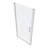 1 3/8" Adjustment,Universal Pivot Shower Door, Open Outside, With 1/4" Tempered Glass-110270856