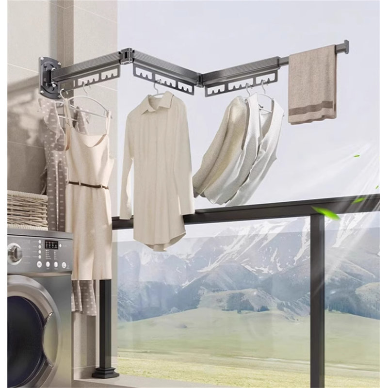 Invisible Folding Clothes Rack