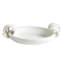 Ribbon Handle Compote-Matte White-49511005