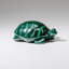 Genuine Polished Malachite Turtle Carving (335 grams)