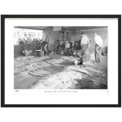 Whitby, The Fish Auction C1960 by Francis Frith - Single Picture Frame Print