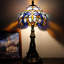 Mini lampe de table en verre coloré Tiffany
