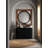 Pillar Holder & Taper Holder Metal Wood Sculptural Silhouette Modern Home Office Bedroom Living Room - 7" Black