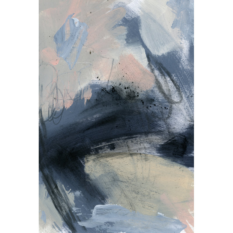 Pink Mist Abstract II by Jennifer Paxton Parker - No Frame Print on Canvas, 122cm H x 81cm W