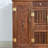 Chinese style partitioned storage shoe cabinet