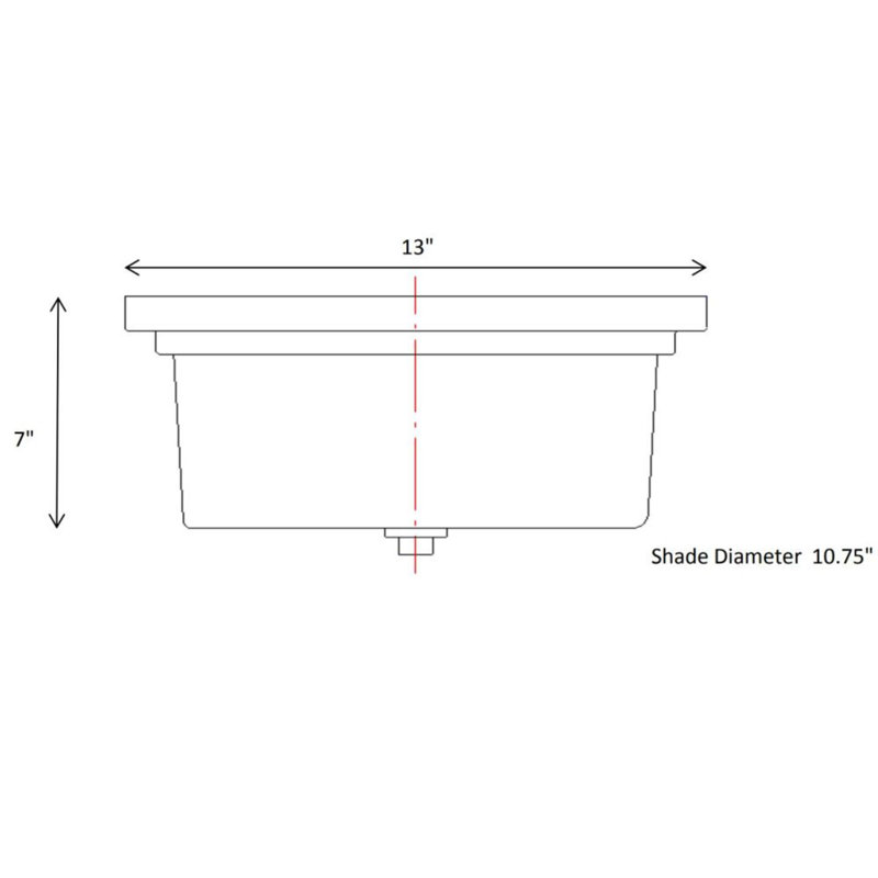 Jorelys Glass Flush Mount, Satin Nickel