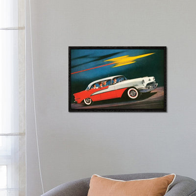 1955 Oldsmobile Magazine Advert Detail - Print on Canvas