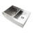 KBFmore  Single Bowl Apron Front Farmhouse Workstation Kitchen Sink with 6 PCs Accessories-98377041