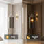 20cm H Glass Drum Lamp Shade-1247369651