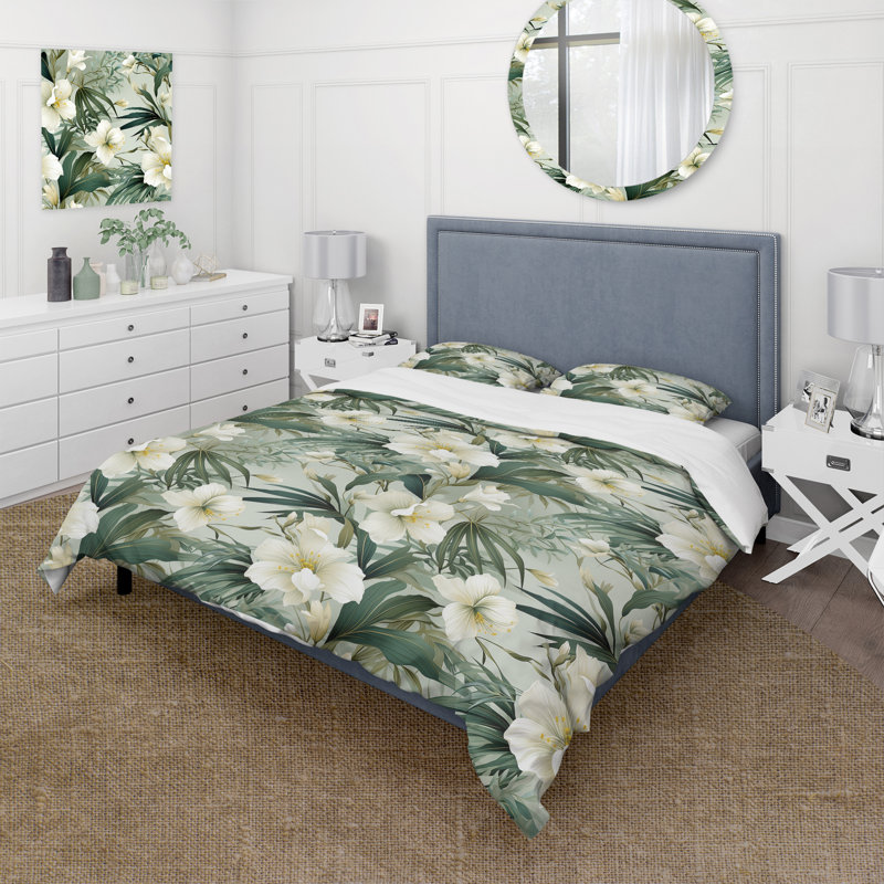 Literie Bamboo Whispers, Housse de couette pour très grand lit et 2 très