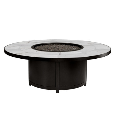 Elba Aluminum Outdoor Fire Pit Table