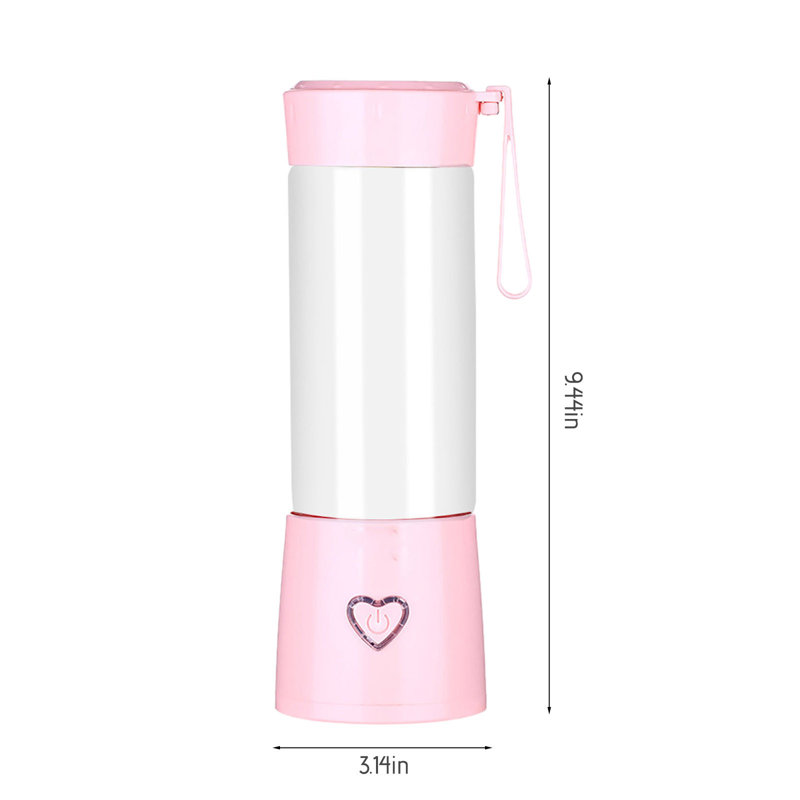 Portable Blenders , For Shakes And Fruit Juicer USB Rechargeable With 6 Blades, Handheld Blenders For Sports Travel And Outdoors