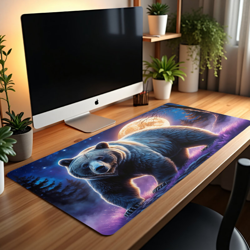 Polyester Desk Pad, 14.4x12.1