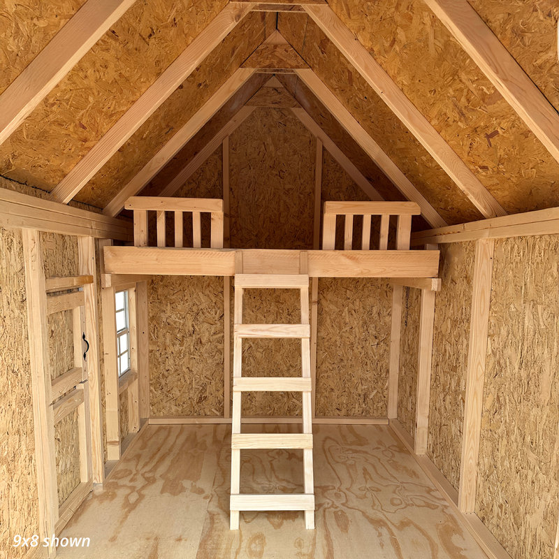 Pennfield Cottage Outdoor Wood Playhouse, 9' x 8', No