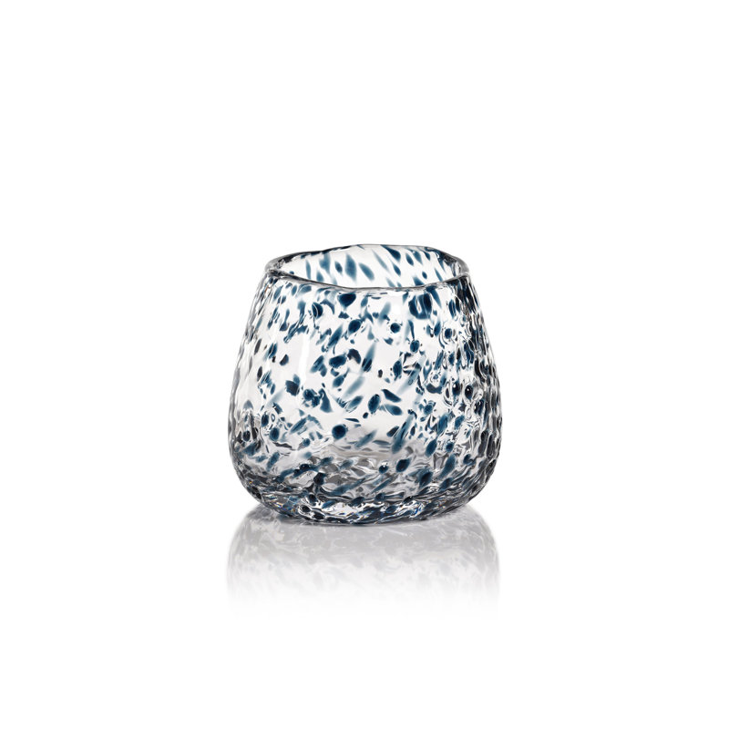 Trevore Glass Table Vase, Blue