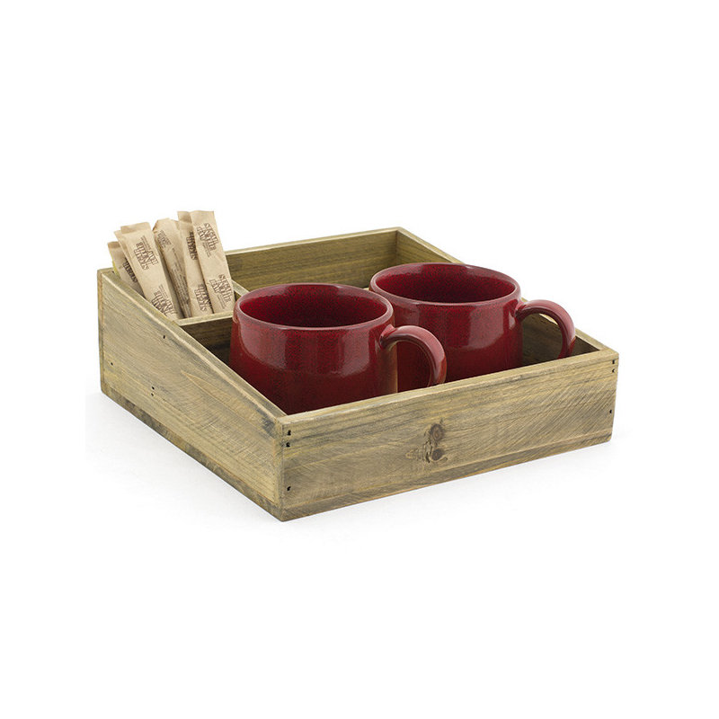 Room360® Condiment Storage & Accessories, Rustic Wood