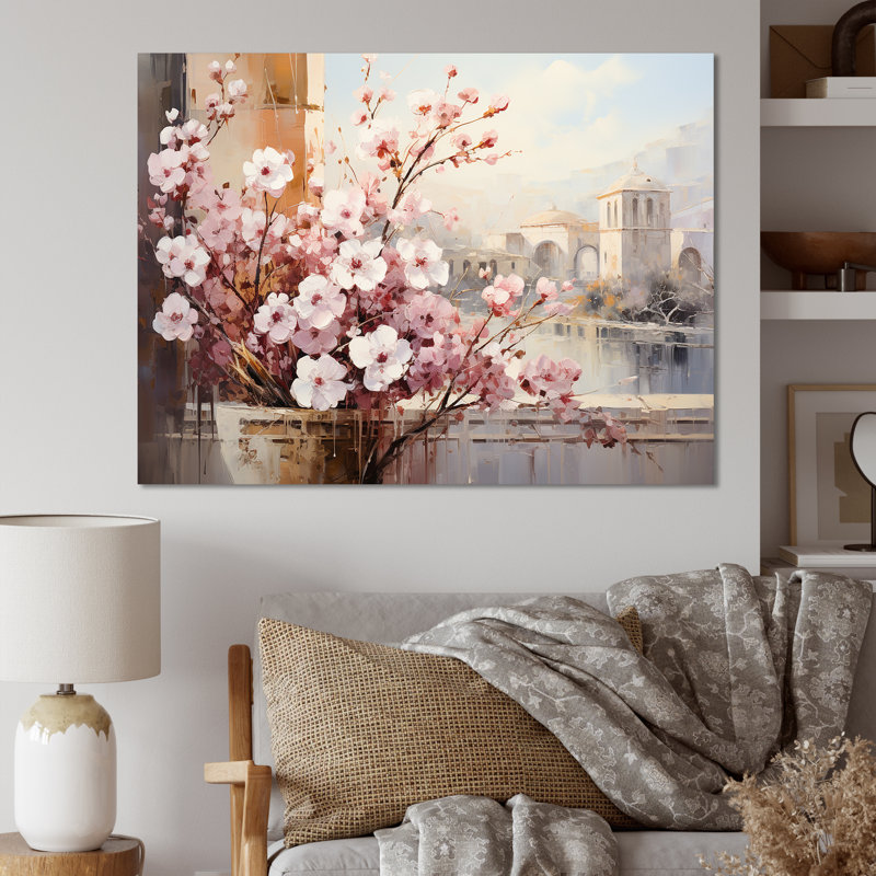 Sprintime Empire romain paysage 1 - Italie, art mural, Toile tendue, H 12 po x l 20 po x P 1 po