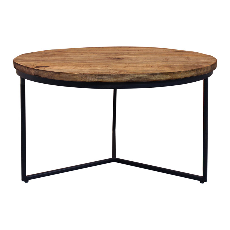 Aevin Solid Wood Top Single Coffee Table