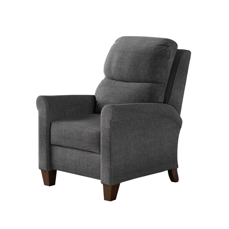 Fauteuil inclinable 2 pieds Pep, Polyester 100 % gris foncé