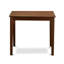 Ensemble de salle à manger 3 pièces, hauteur comptoir, idéal pour les petits espaces. Comprend une table carrée en bois et 2 chaises rembourrées en similicuir, 91 x 91 cm, couleur acajou.-1181803189-1181803195