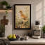 Bird in Golden Light Japandi - Wrapped Canvas-911531791-911531784