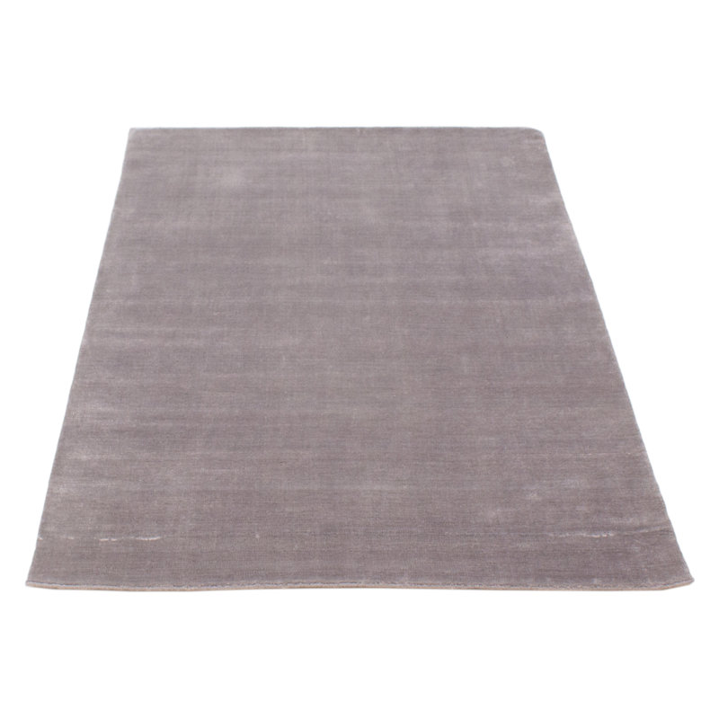 Tapis unique en laine noué à la main gris nouvel âge 5 pi x 8 pi Kashkuli Gabbeh