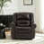 Dark Brown Leather Match selected