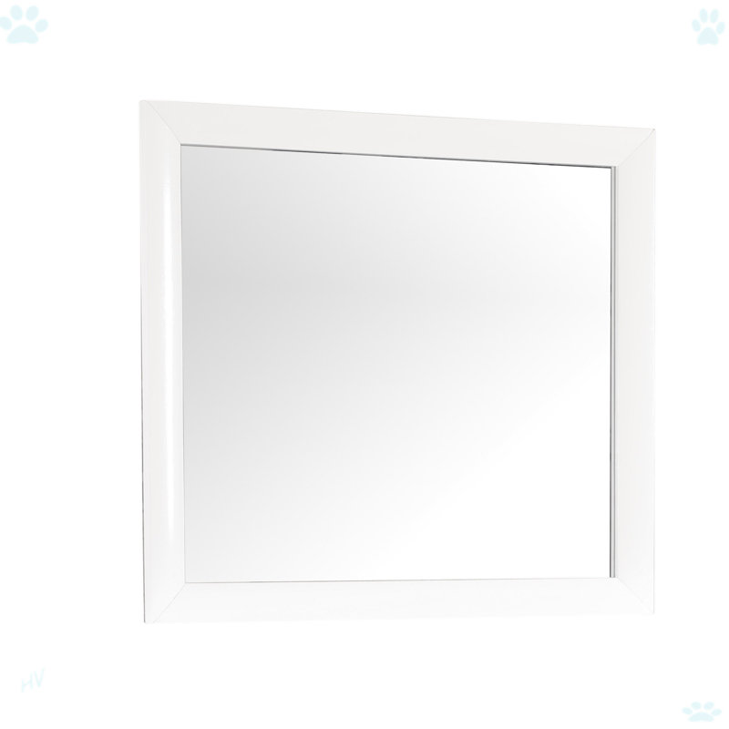 Miroir moderne pour chambre à coucher, salon, table, Blanc