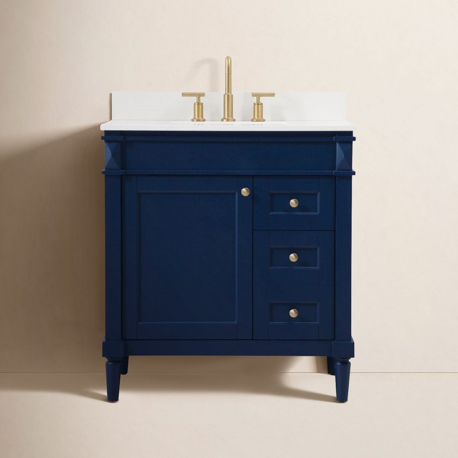 Readington 32'' Single Bathroom Vanity, Blue