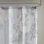 Rideau de douche en coton à imprimé floral-1810351474