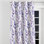Panneaux de rideaux Boho - Rideau à œillets de couleur lavande abstraite - 1 panneau