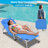 3-In-1 Heavy Duty Tanning Chair With Face Hole Adjustable 5-Position Folding Chaise Lounge Chairs For Outside Portable Lay Flat Beach Lounge Chair For Outdoor Sunbathing Patio Pool Lawn Camping Deck P-562428700
