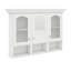 Armoire de salle de bain 47 po avec miroir, armoire à pharmacie murale avec portes en verre, tablettes réglables et espaces ouverts