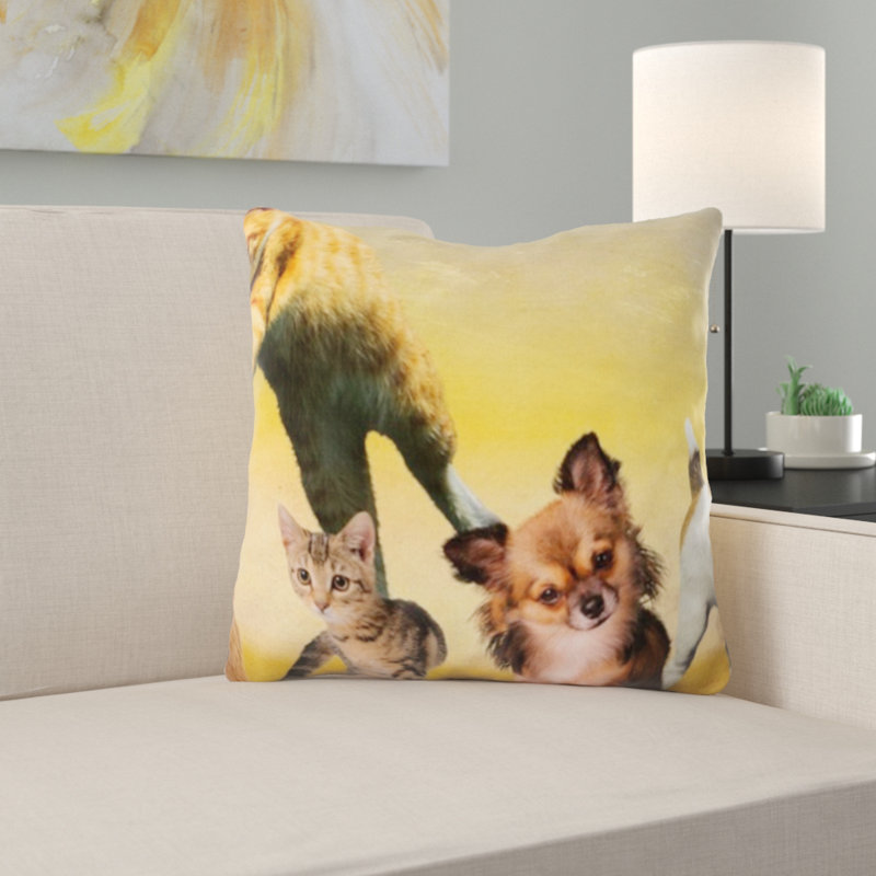 Coussin décoratif animaux