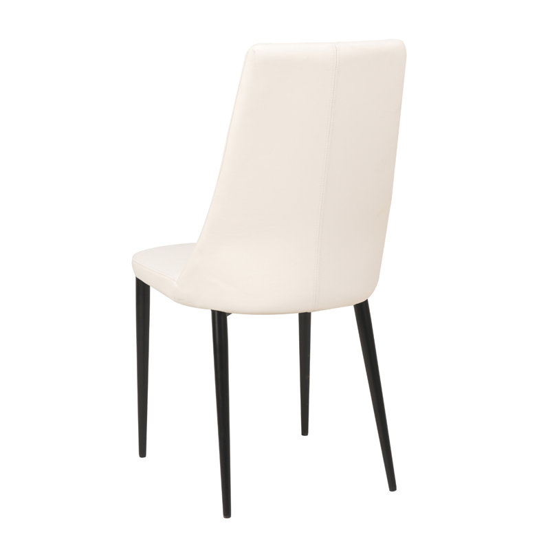 Chaise d'appoint rembourrée Marine, Blanc