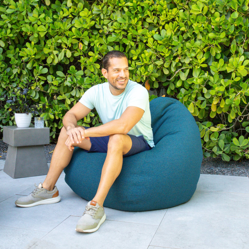 Fauteuil à billes Big Joe, tissu résistant aux intempéries, larme de 3 pi, Polyester Lakeshore