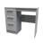 Contrast 3 Drawer Vanity in Dusk Grey (Ready Assembled)
