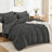 Andency Bed in a Bag Queen Beige- 7 Pieces Queen Comforter Set Bedding Comforter Sets, Tufted Lightweight Fluffy Bed Set with Comforter, Sheets, Pillowcases & Shams for All Season-124621818-124621811